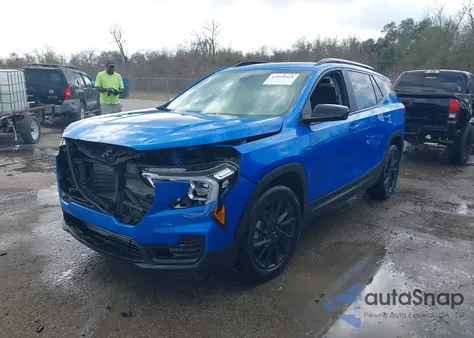 2024 GMC Terrain Fwd Sle from USA, damaged, VIN 3GKALMEG3RL204871